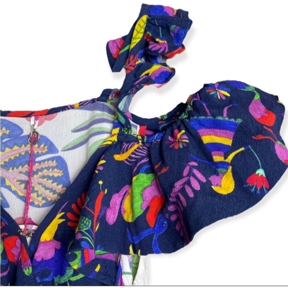 CELiAB Cereza Wrap Dress Tropical - Picture 10 of 12